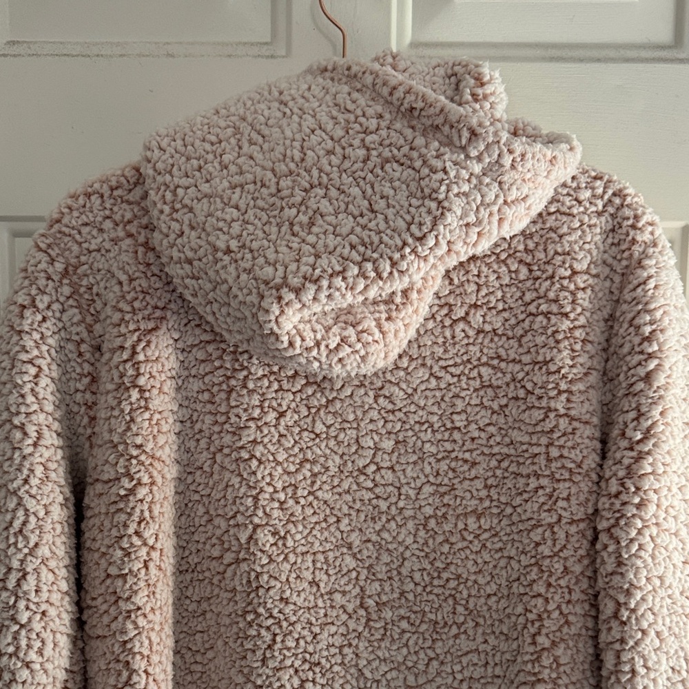 Cozy Pink Sherpa Hoodie - Picture 5 of 9
